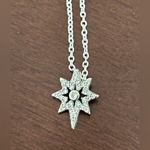 NWT Pandora North Star Pendant Necklace in 925 Sterling Silver